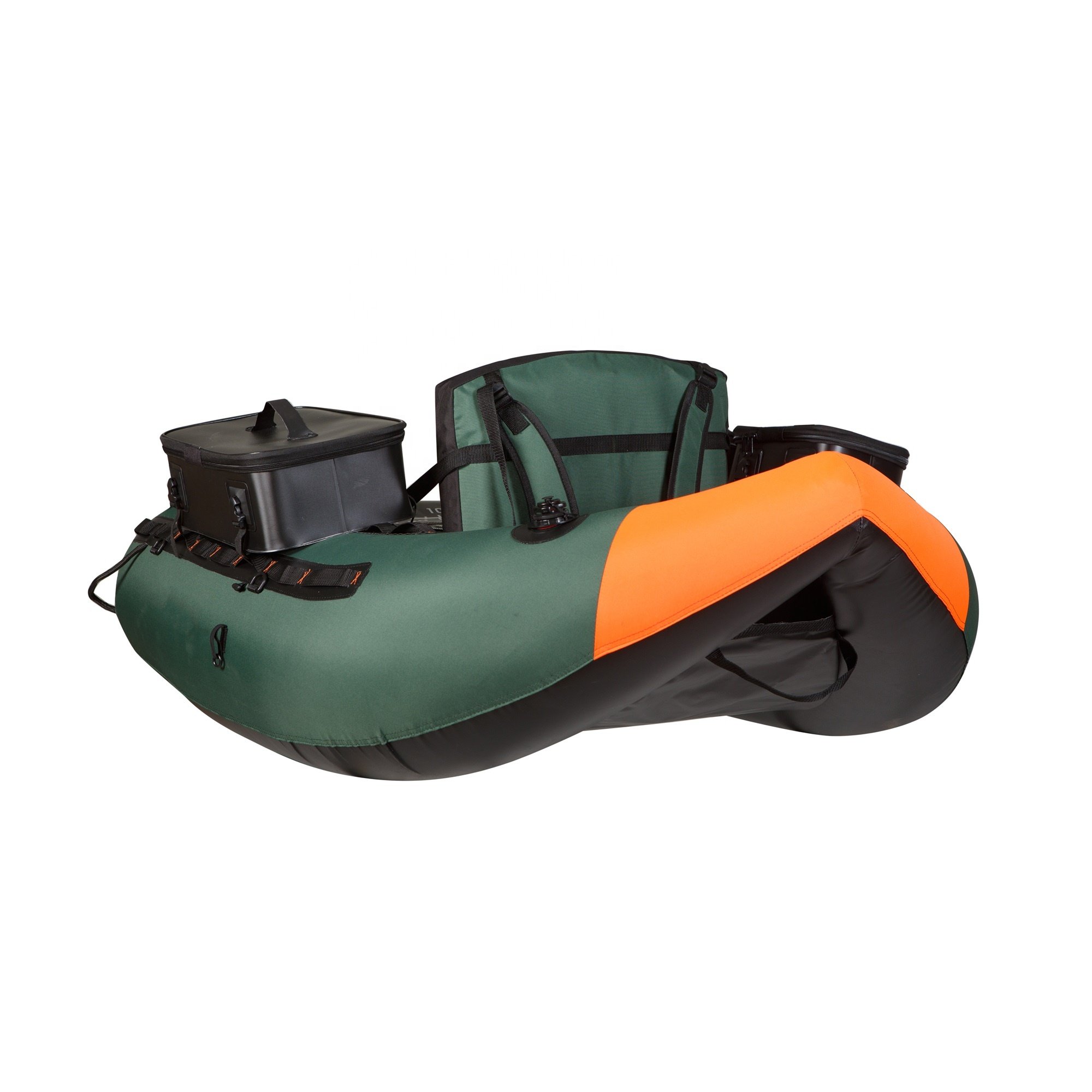 Inflatable V-shape Fishing Float Tube for Outdoor Fishing in Rivers and Lakes