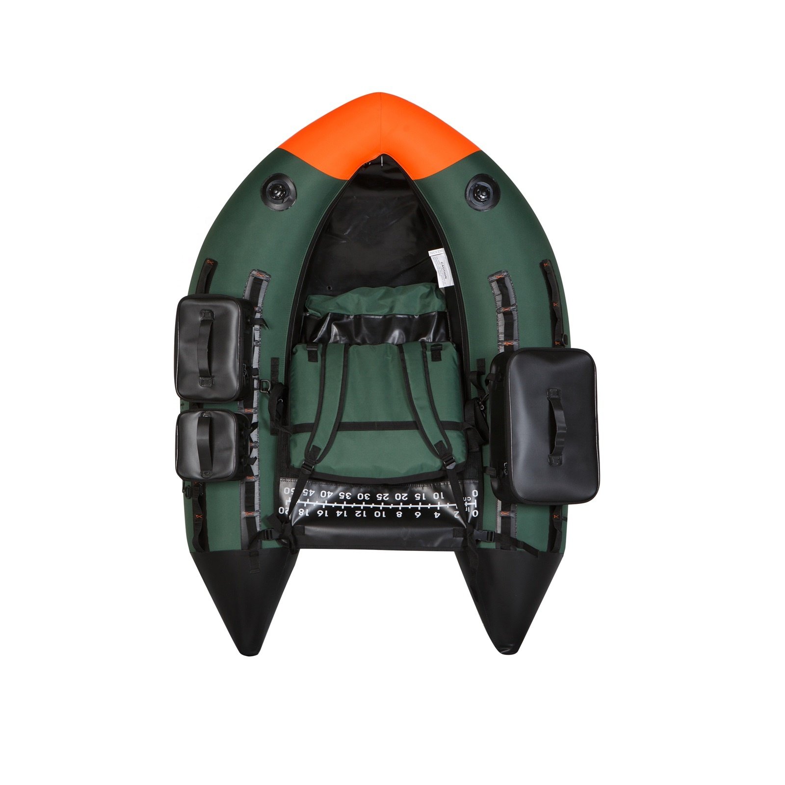 Inflatable V-shape Fishing Float Tube for Outdoor Fishing in Rivers and Lakes