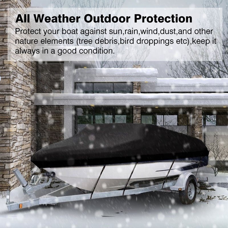 Feitine Factory Customized Waterproof 600D Boat Cover Suitable for Fishing Boats, Dustproof, Waterproof
