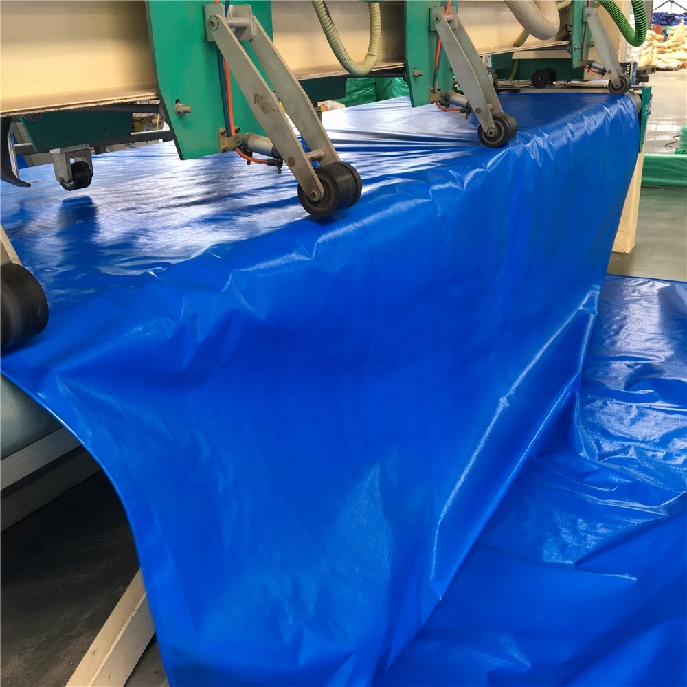 China Factory Price Blue Heavy Duty Tarpaulin Lightweight PE Waterproof Tarps Ground Sheet Cover