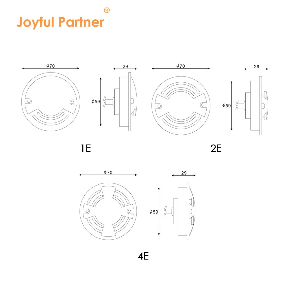 New Arrival IP67 Stainless Steel 316 LED Ultra-thin LED Underground Light DC12V 24V Spot Garden Floor Surface Mounted Light