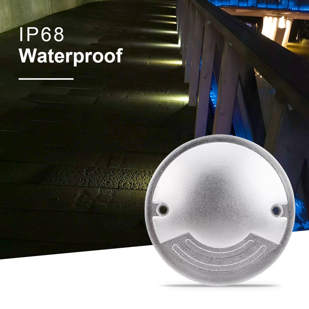 New Arrival IP67 Stainless Steel 316 LED Ultra-thin LED Underground Light DC12V 24V Spot Garden Floor Surface Mounted Light