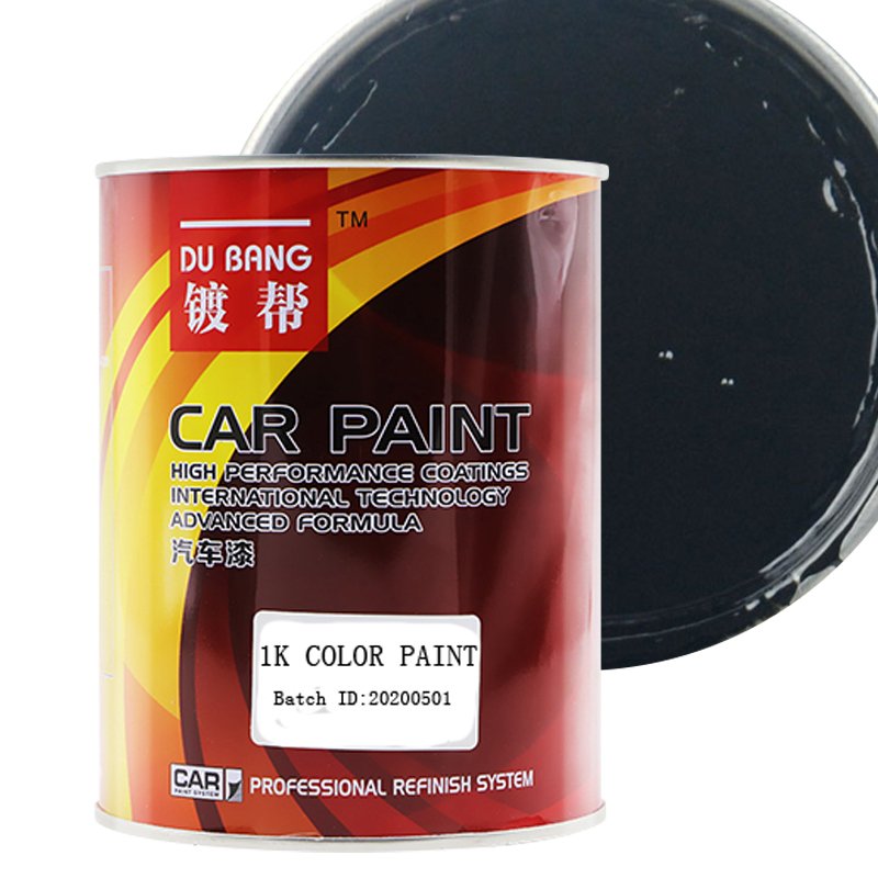 Cheap Price 1K International Matte Black Car Paint Car Body Refinish Strong Covering Blackest Metallic Paint Colors