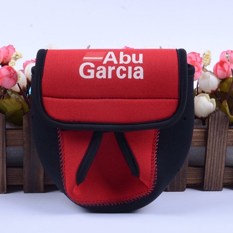 Portable Neoprene Fishing Reel Pouch Case Protective Bait Casting & Trolling Cover Bag for Freshwater Fishing in Lakes & Rivers