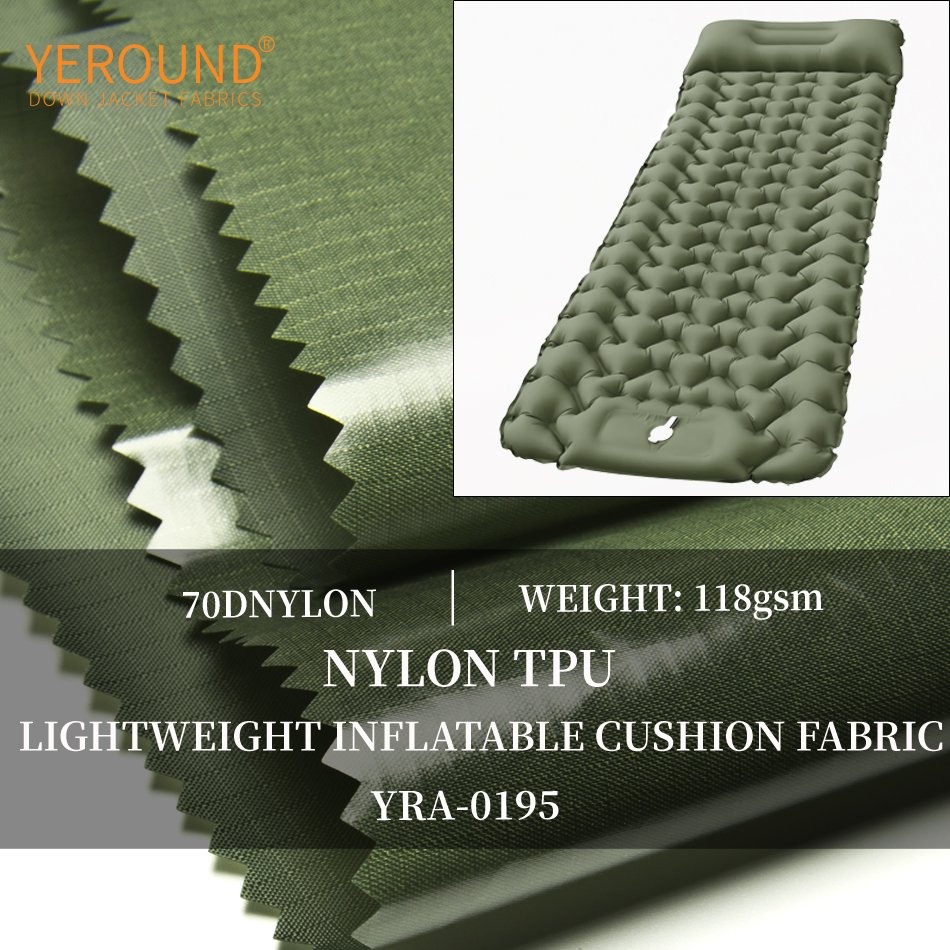 0 Permeate 40D Nylon TPU Coated Grid Inflatable Polyamide, Cordura,ripstop Nylon Fabric- Boat Kayaks/ Inflatable Hovercraft
