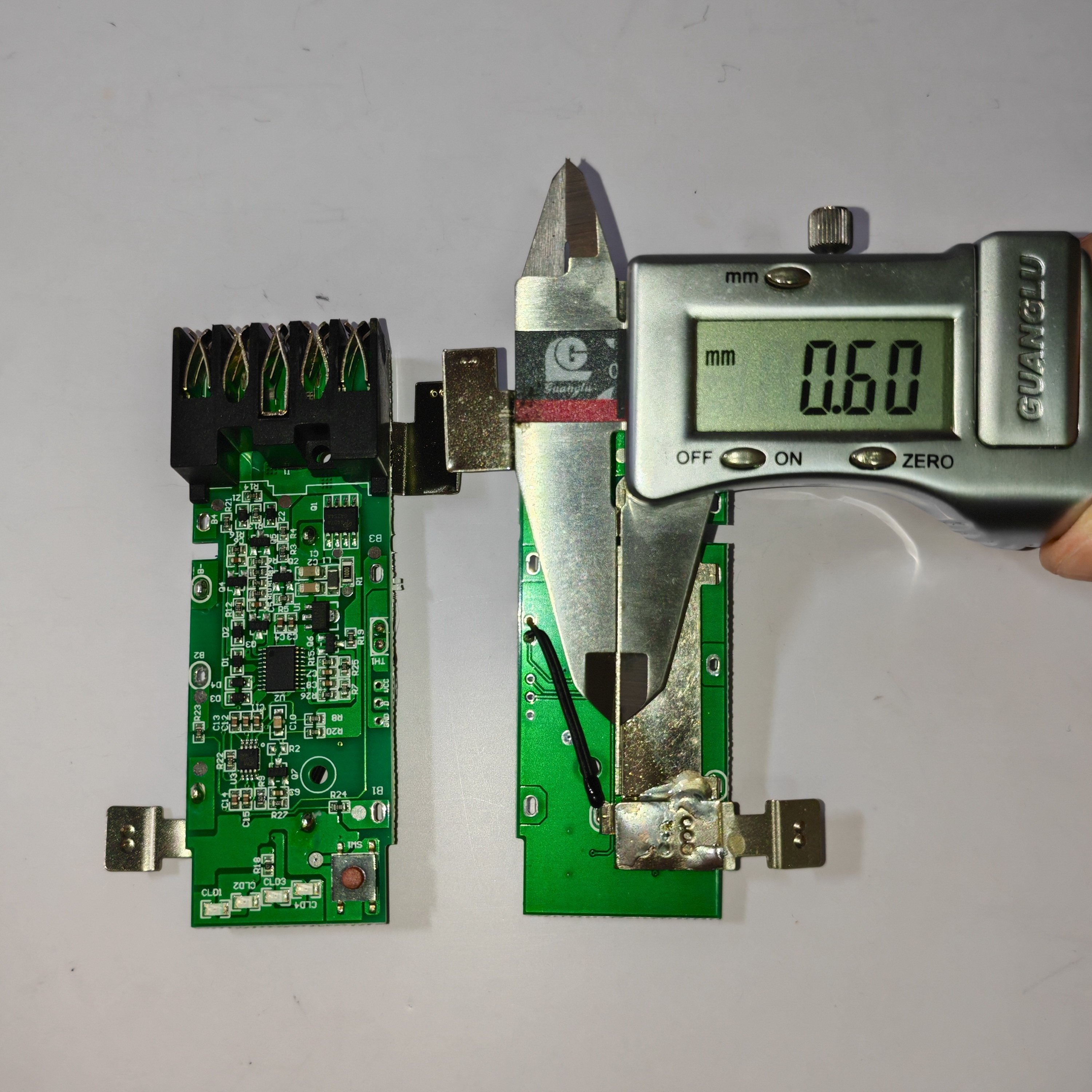 Factory Price 8AH 10Ah Milwauke M18 18V BMS PCB Board Drain 80A Discharge 10 Cells 21700 Thicker Plate @0.6mm Plastic case