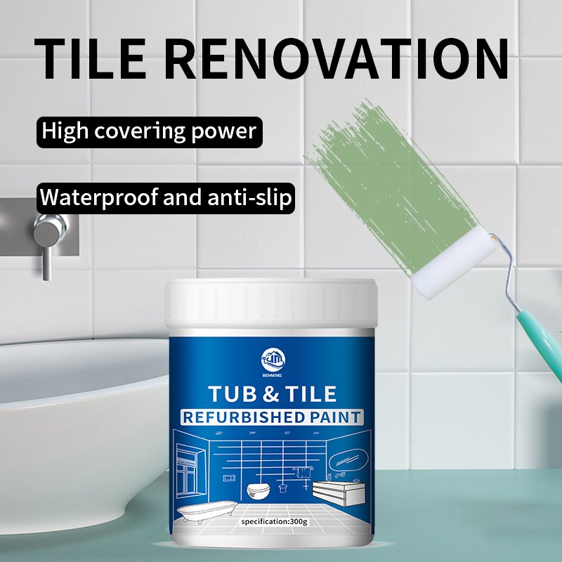 One Coat Paint Magnolia Satin Tub and Tile Paint Easy Cover Sink Bathroom Tile Paint Kit Semi-Gloss White