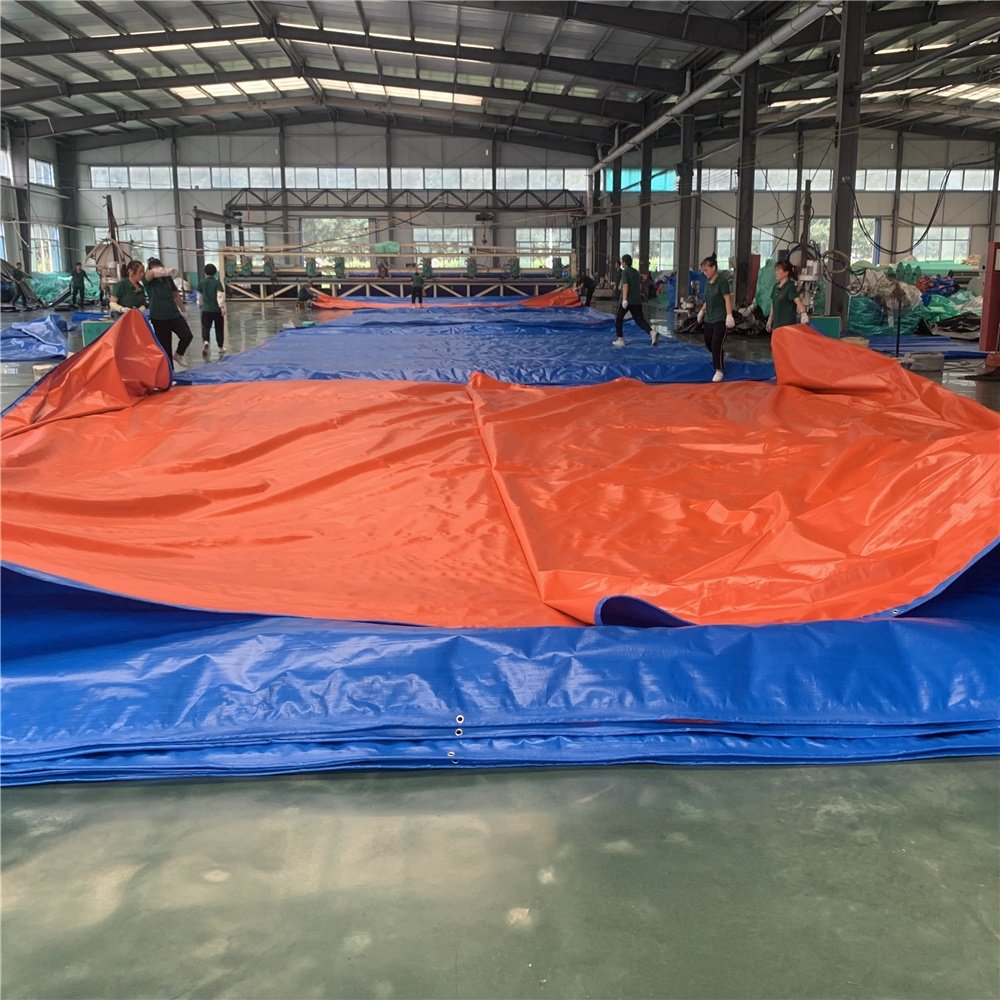 Coloured PE Tarpaulin Poly Tarp With UV Plastic Fabric Sheet