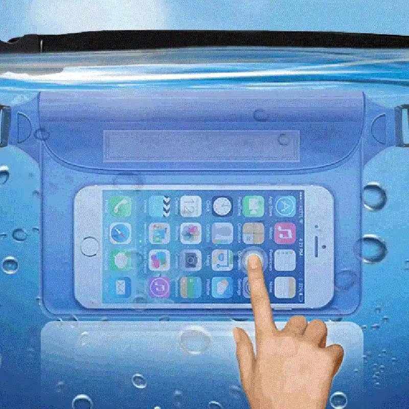 Waterproof Swimming Bag Ski Drift Diving Shoulder Waist Pack Bag Underwater Mobile Phone Bags Case Cover for Beach Boat Sports