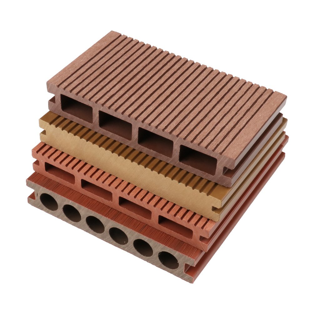 Modern Design WPC 20mm 25 mm Decking Solid Waterproof Wooden Laminated Flooring Outdoor Plastic Deck Floor Covering
