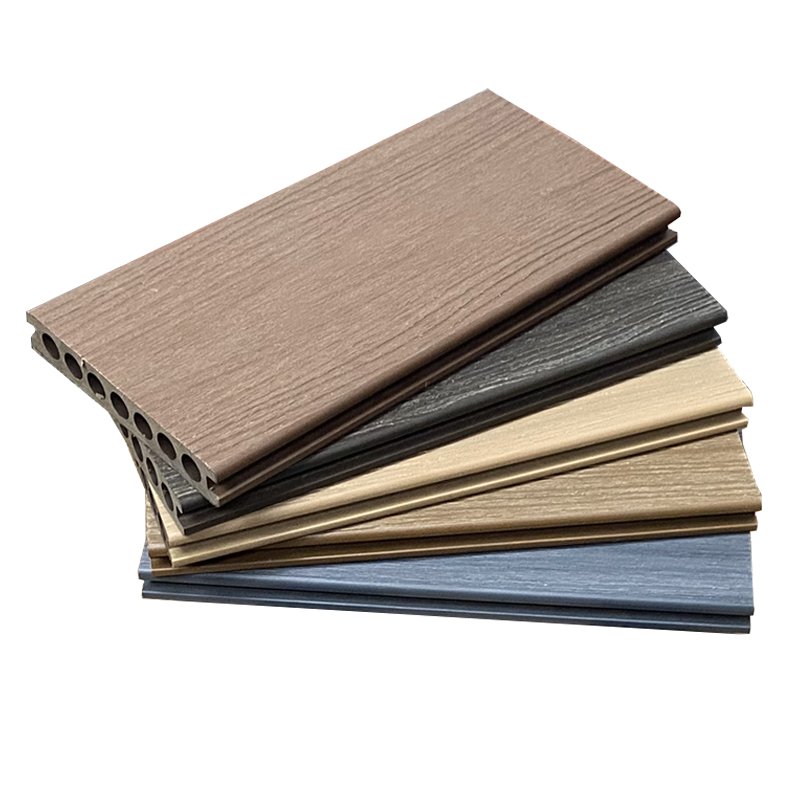 Modern Design WPC 20mm 25 mm Decking Solid Waterproof Wooden Laminated Flooring Outdoor Plastic Deck Floor Covering