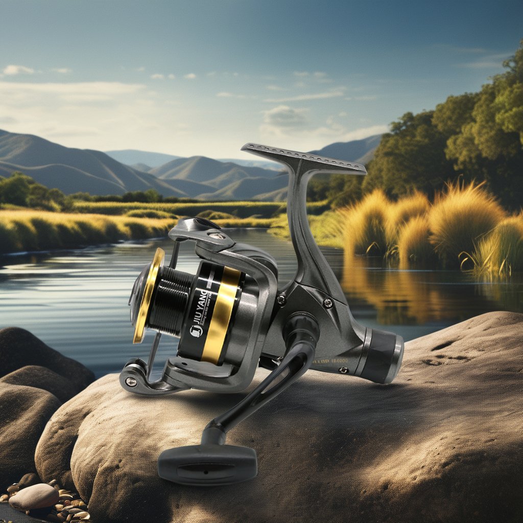 JR4000 Bicolor Left-Handed Sea Carp Trolling Fishing Reel Accommodates Bait for River Lake Stream Made Aluminium Nylon Graphite"