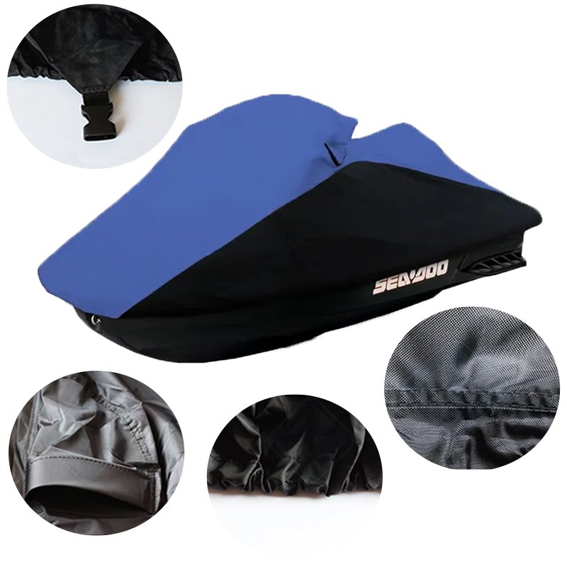 Durable Heavy Duty Trailerable Watercraft Jetski Seadoo Jet Ski Cover Waterproof Customized Logo Boat Cover