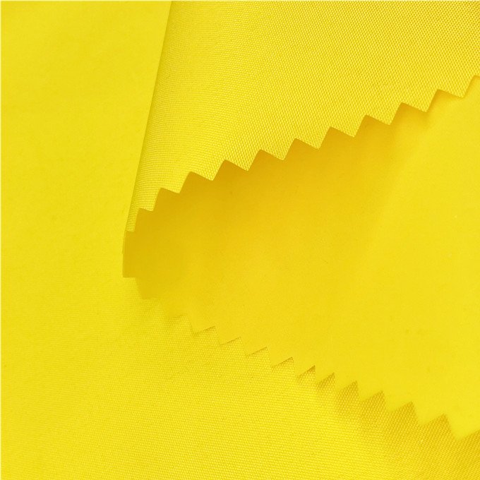 Factory Direct Sale Waterproof 210T Polyester Taffeta Pvc Recycle Flattening Fabric for Rain Cape Fabric