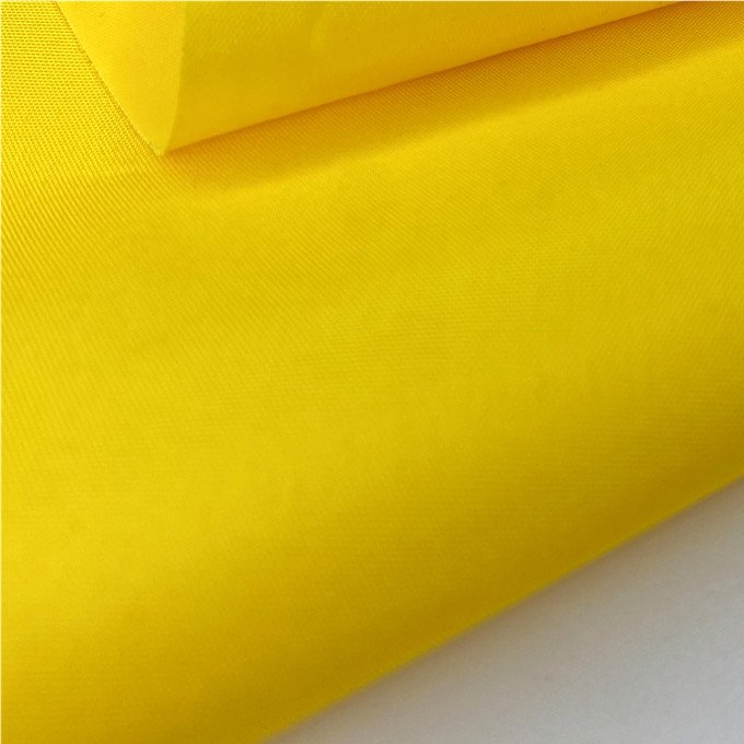 Factory Direct Sale Waterproof 210T Polyester Taffeta Pvc Recycle Flattening Fabric for Rain Cape Fabric