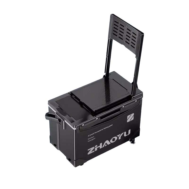Large Capacity Portable Adjustable Height Fishing Lure Box Fishing Tackle Boxes With Seat