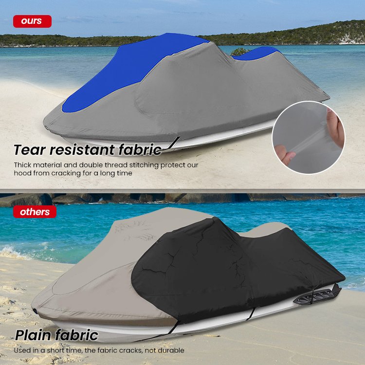 STARRYHEART Breathable Watercraft Waverunner Jetski Cover Jet Ski Boat Pwc Cover Waterproof Boat Cover