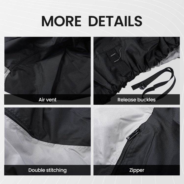 STARRYHEART Breathable Watercraft Waverunner Jetski Cover Jet Ski Boat Pwc Cover Waterproof Boat Cover