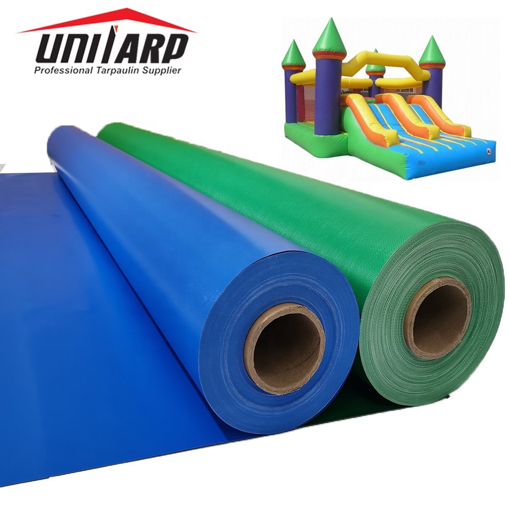Uni-tarp Supplier 0.52mm 650gsm 0.68mm 850gsm Tarpaulin Inflatable PVC Fabric for Inflatable Castle and Inflatable Boat Material