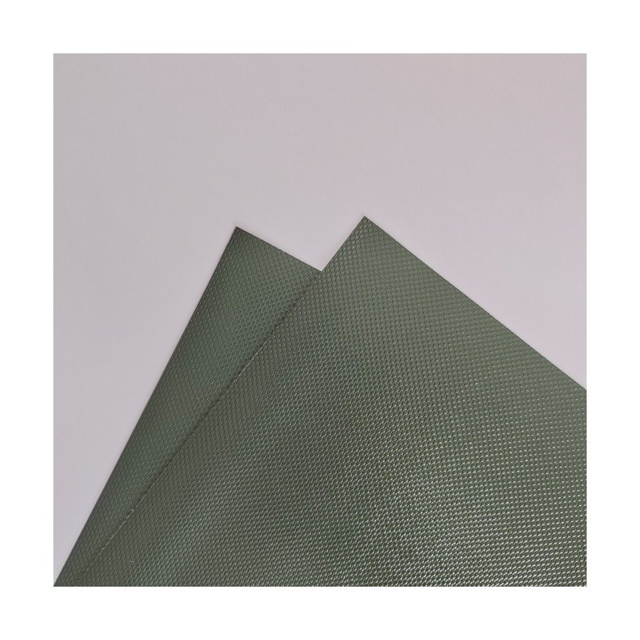 Inflatable Green Matte Waterproof Coated PVC Tarpaulin for Boats 750GSM 1000D*1000D 20*22 SAMPLE FREE