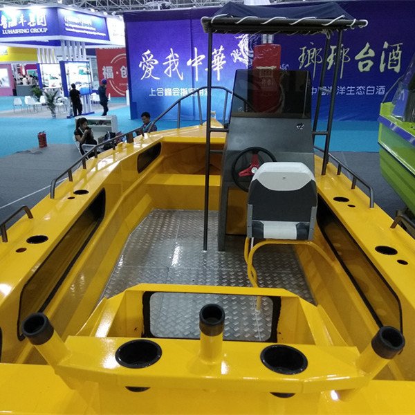 Australian Design 22.5ft Aluminum Pontoon Fishing Boat High Quality 625 Open Style with Outboard Engine Combo Set Outdoor Usage