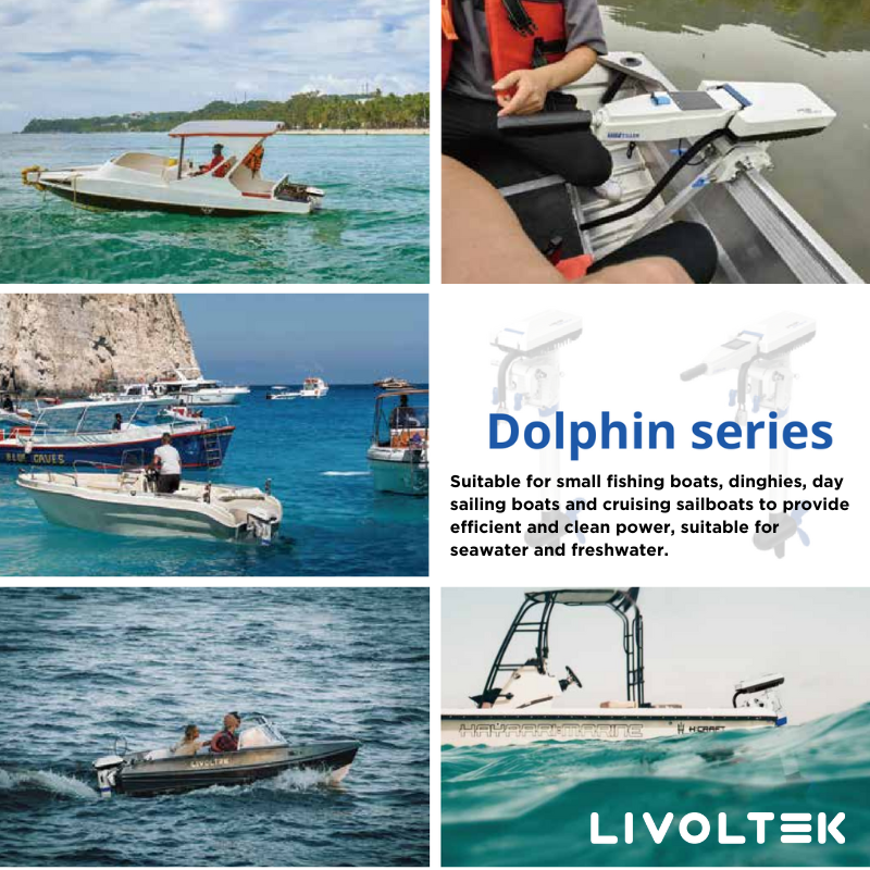 LIVOLTEK China Quality Factory 7HP 11HP New Outboard Electric Boat Motor 48V Pure Electric Propulsion on Sale for Speed Boat