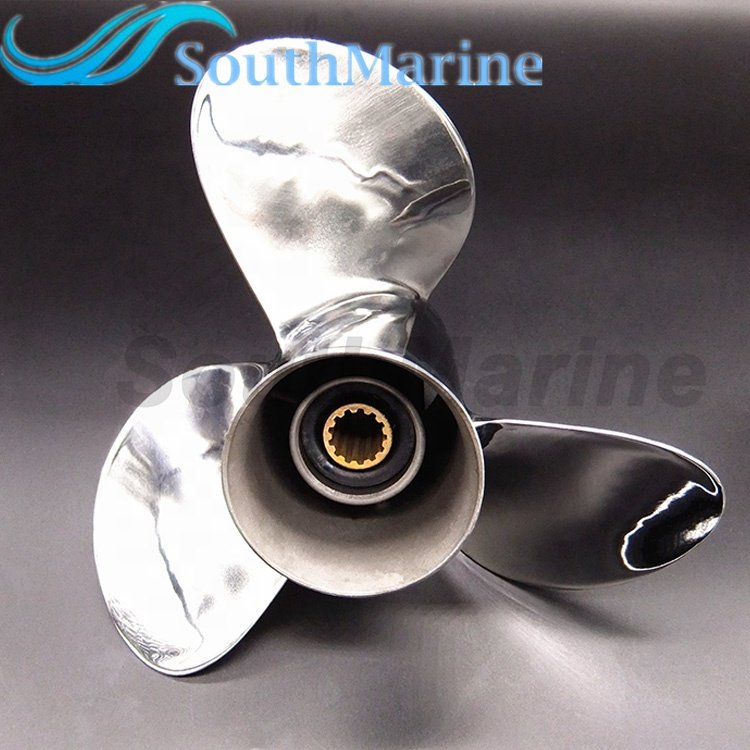 Marine Engine Stainless Steel Outboard Propeller for Yamaha 40HP 50HP Outboard Motor 11 1/8x14-G