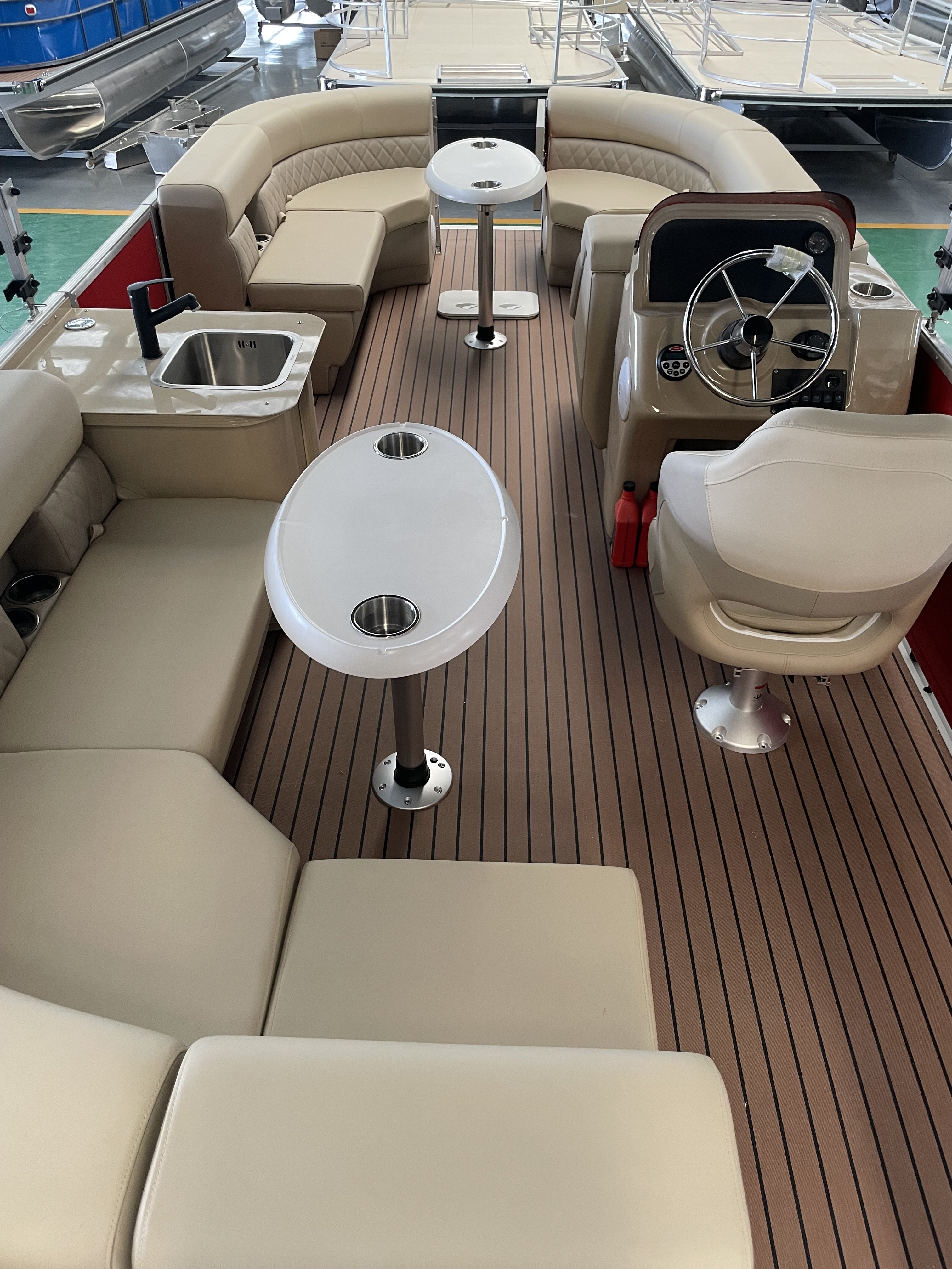 6.4M Aluminium Catamaran Pontoon Boat Outboard Speed Sport Yacht for Family Leisure and Diving Australia Engine Included