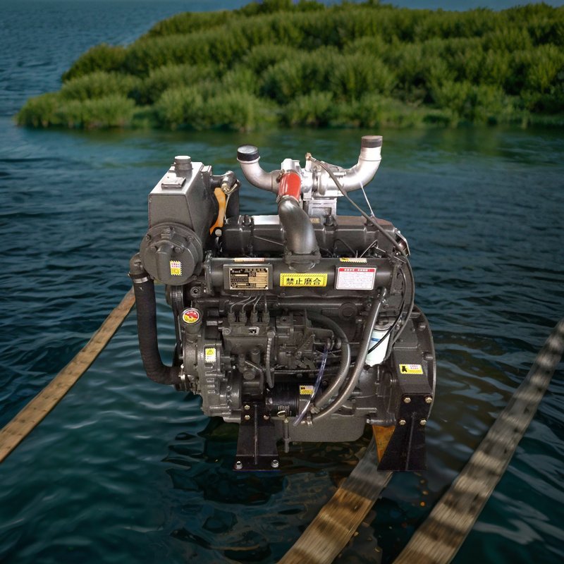 High-Speed 150 HP 4-Stroke Heavy Duty Inboard Motor Industrial Water-Cooled Marine Diesel Fishing Boat Engine
