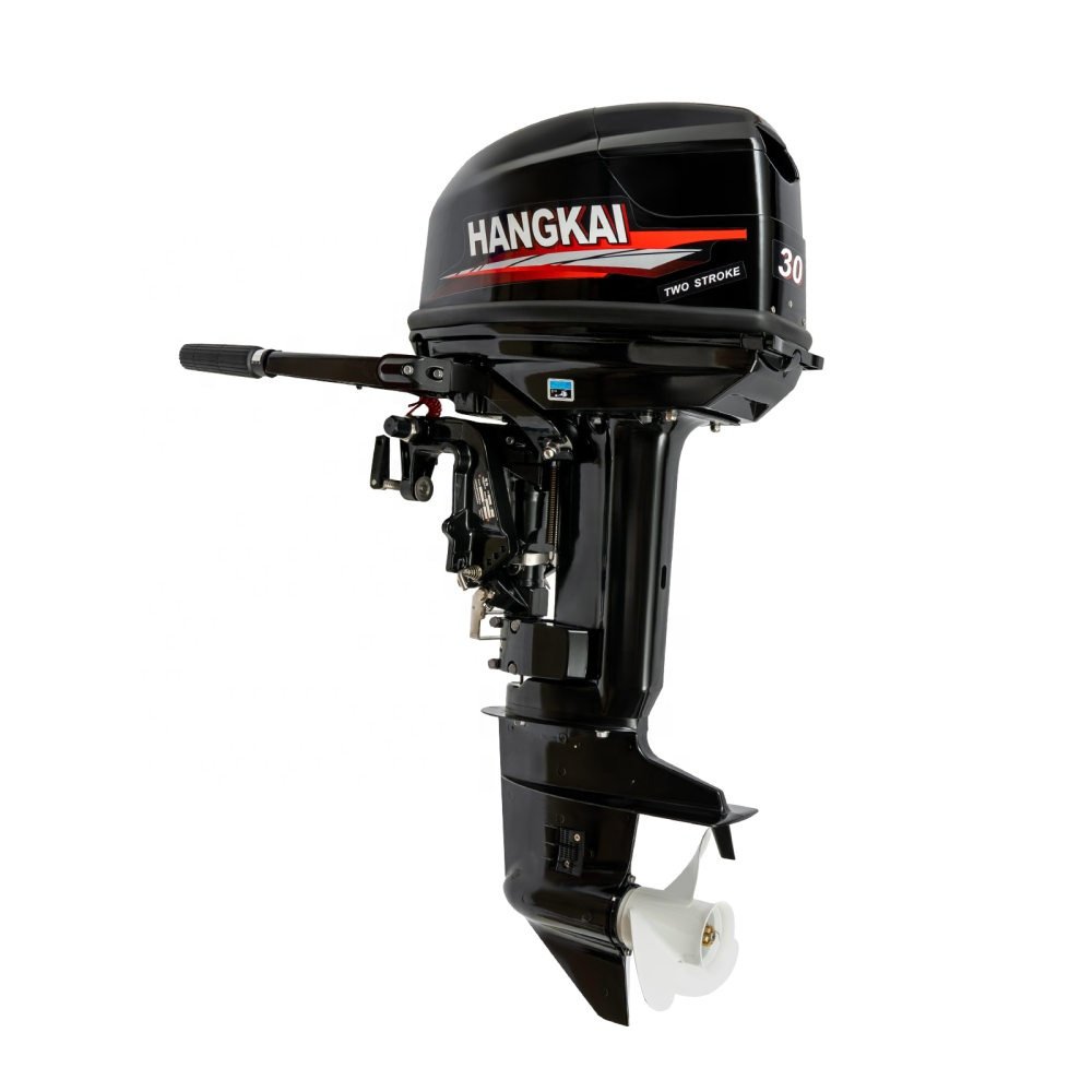 China 2-Stroke 30HP Outboard Motor Water Cooling Boat Motor 496cc Inflatable Fishing Boat Engine Motor Fuera De Borda