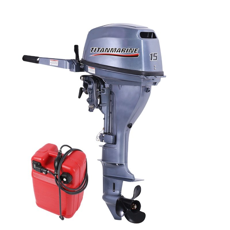 TITANMARINE 15hp Short Shaft Outboard Motor 4 Stroke Boat Engine for Sale