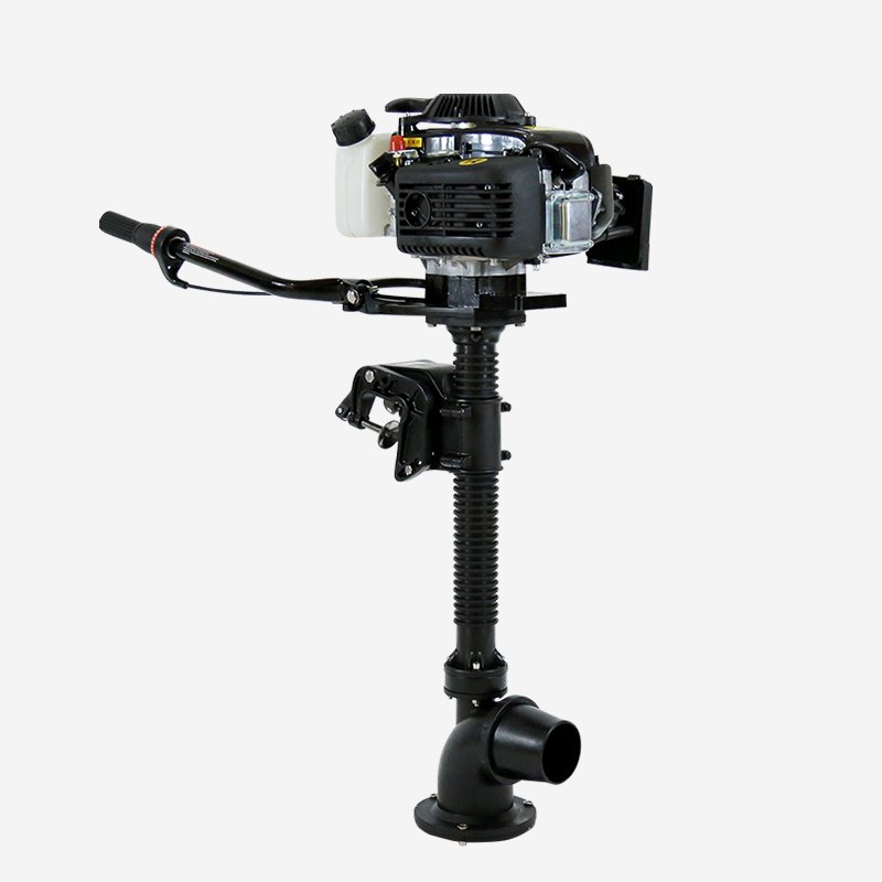 Boat Engine Hangkai 4 Stroke 4hp Wind Cooling Marine Motor 4Stroke for Rowing Boats Outboard Motors for Boat