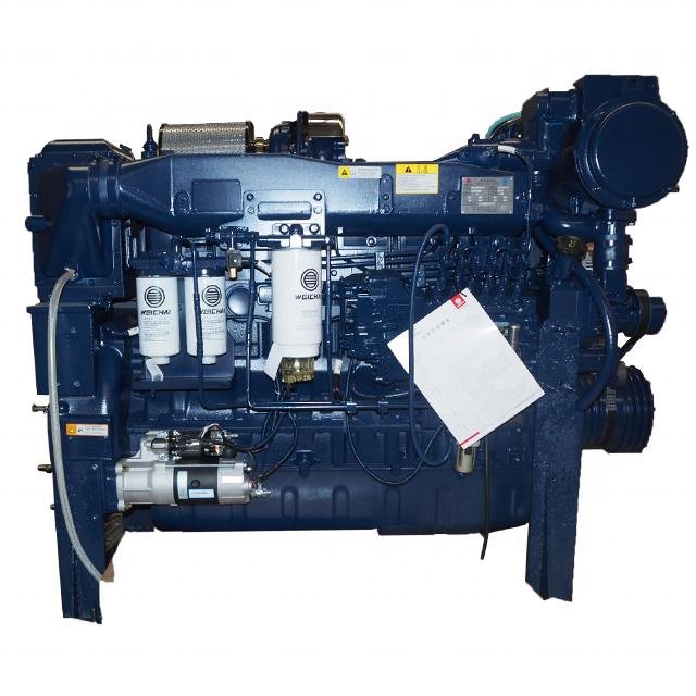 Marine Diesel Engine Weichai WD10 6 Cylinder 170~326hp for Fishing Boat to Around the World