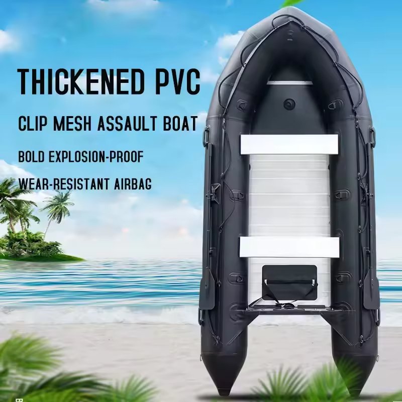 Factory 2 -6m Inflatable Boats Hypalon or PVC Rescue Boat Rowing Boat Inflatable with Engine