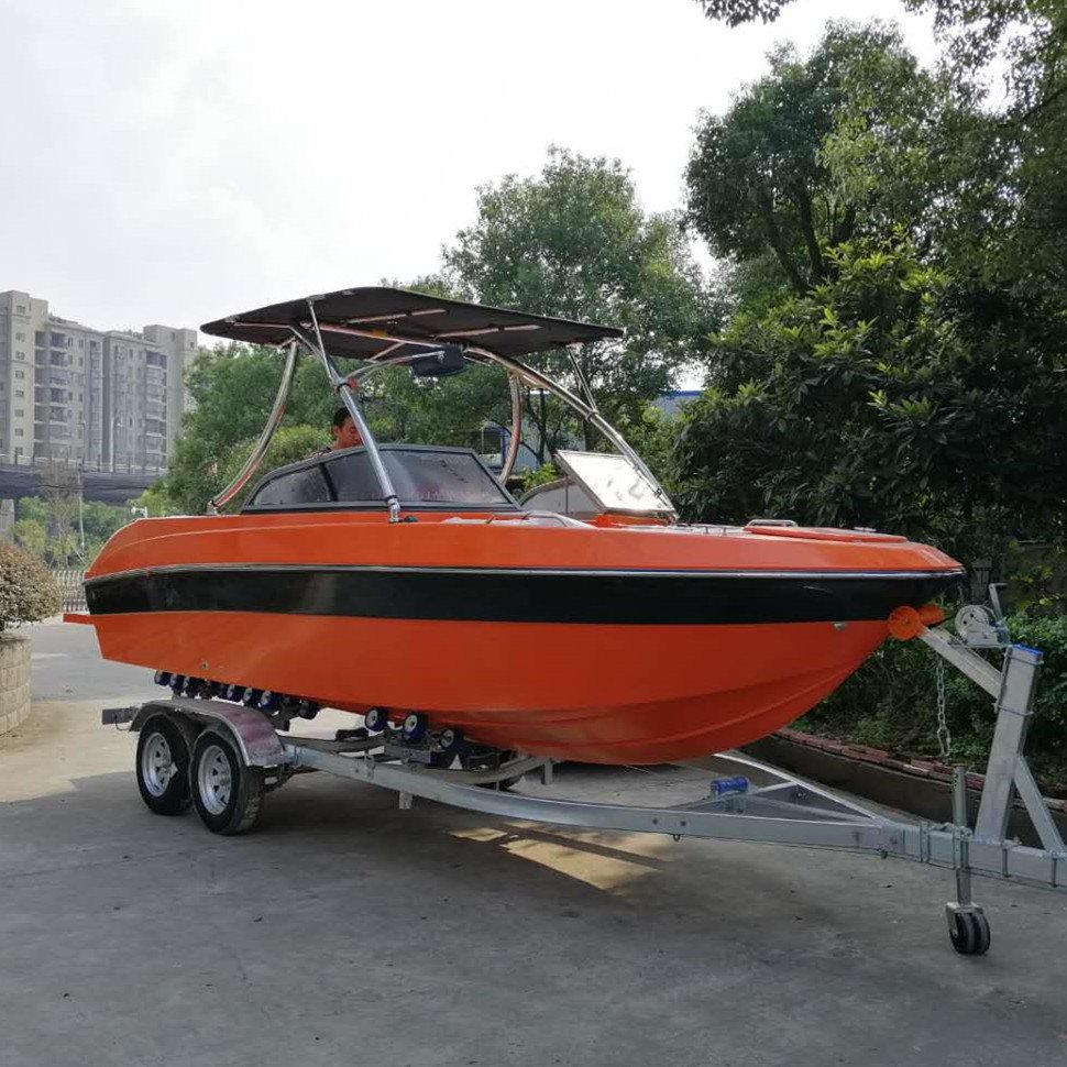 China Manufacturer 6.2M Luxury Yahct 4 Stroke Outboard Engine Sport Speed Boat 7 Passengers CE OEM&ODM
