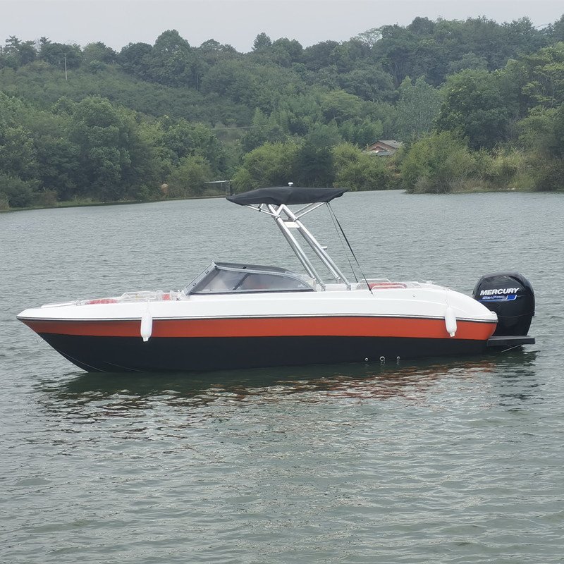 China Manufacturer 6.2M Luxury Yahct 4 Stroke Outboard Engine Sport Speed Boat 7 Passengers CE OEM&ODM