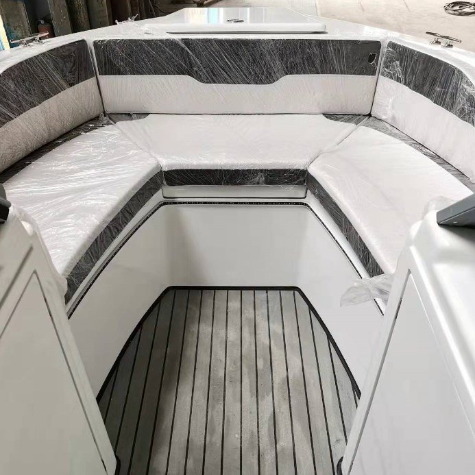 China Manufacturer 6.2M Luxury Yahct 4 Stroke Outboard Engine Sport Speed Boat 7 Passengers CE OEM&ODM