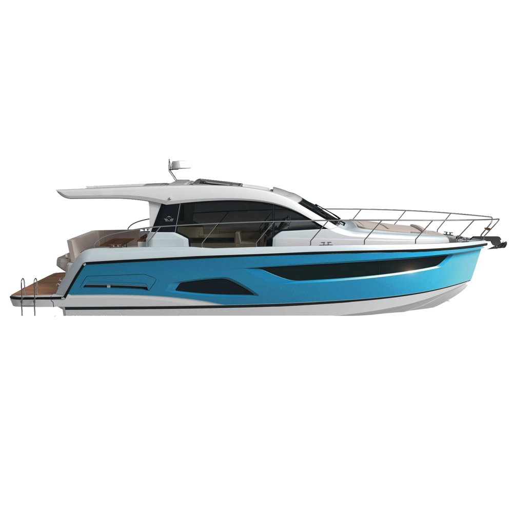 Luxury High-End Sport Yacht with Aluminum Hull and Outboard Engine Factory Wholesale for Europe North America Oceania
