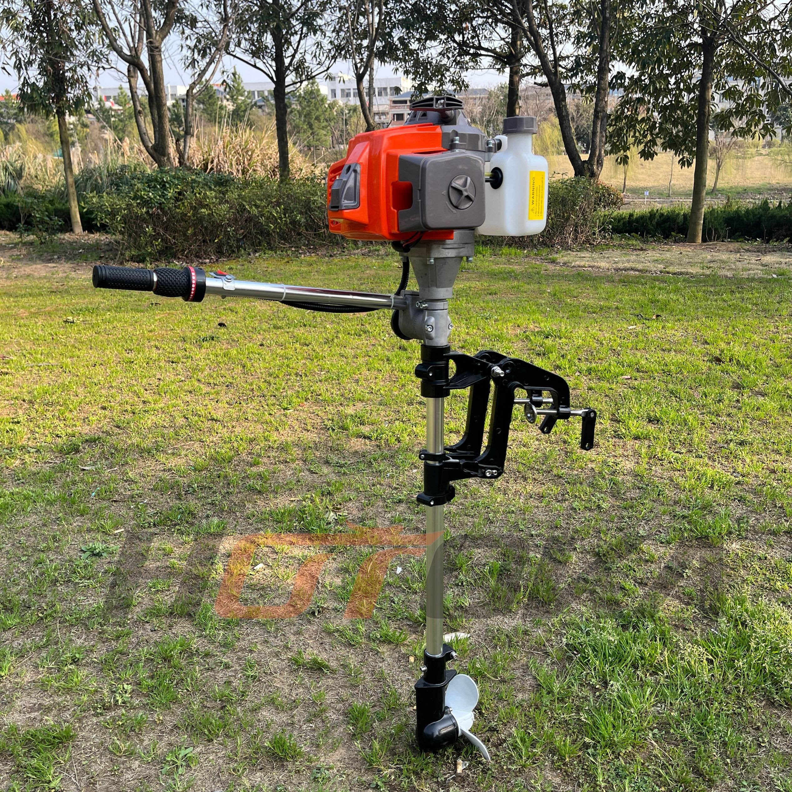 HOTOKA 63cc Boat Engine Price Long Tail Manual Fishing Marine Engine Chinese Small Water Jet Out Board Motors for Sale