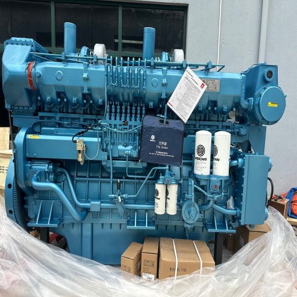 Weichai 8170 Series 818hp 1350rpm 4 Stroke Double Cycle Water Cooling Inboard Marine Boat Engines