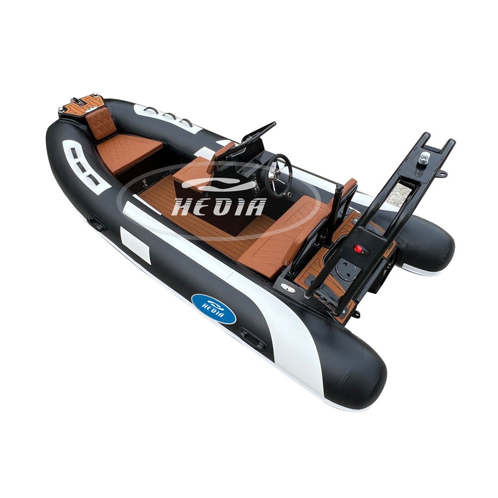 13ft 3.9m Hypalon Aluminum Rib Boat with Motor