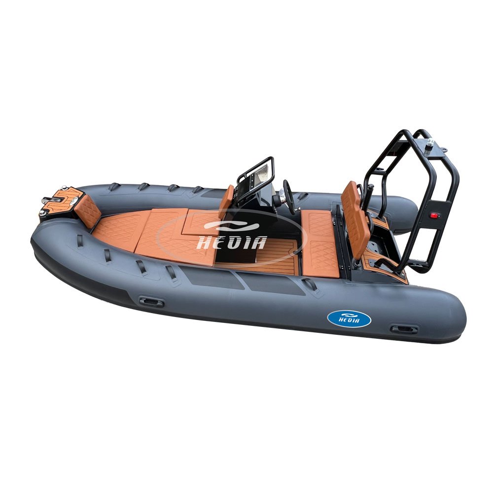 13ft 3.9m Hypalon Aluminum Rib Boat with Motor