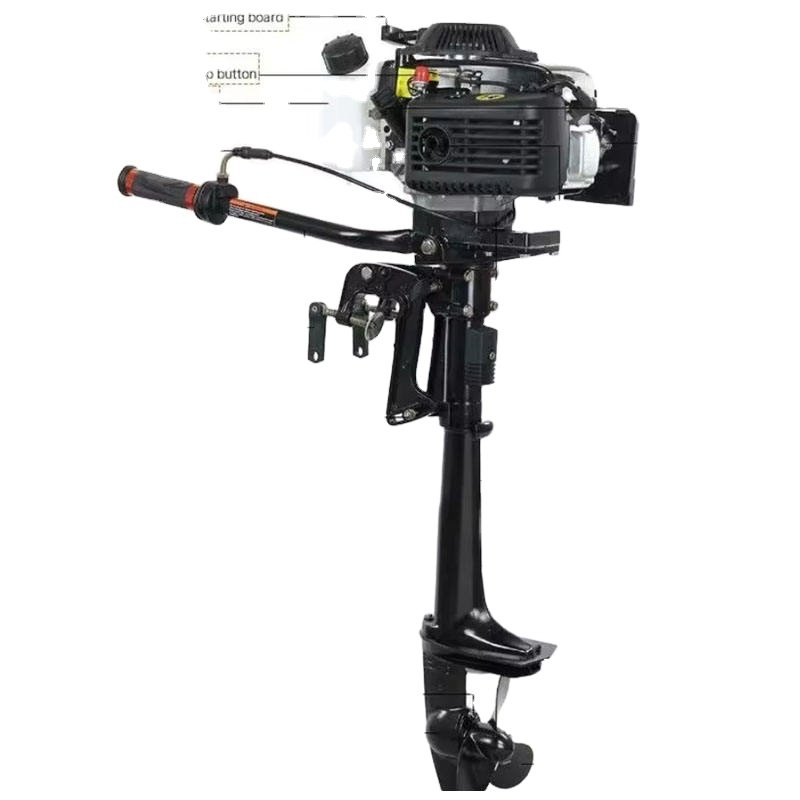 144F 4-Stroke Air-Cooled Outboard Engine Boat Engines with Hanging Propeller Machine