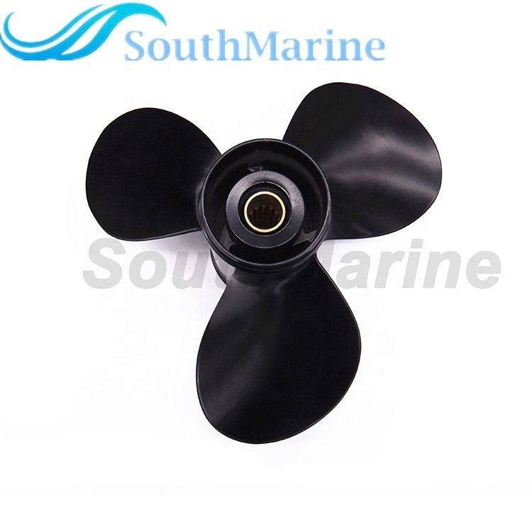 Outboard Motor Aluminum Alloy Propeller 11 5/8x11-R for Suzuki / Yamaha / Honda / Tohatsu 40HP 50HP 55HP Boat Engine