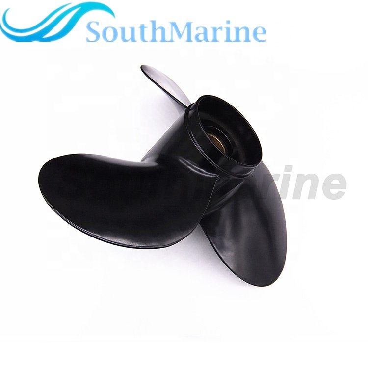 Outboard Motor Aluminum Alloy Propeller 11 5/8x11-R for Suzuki / Yamaha / Honda / Tohatsu 40HP 50HP 55HP Boat Engine