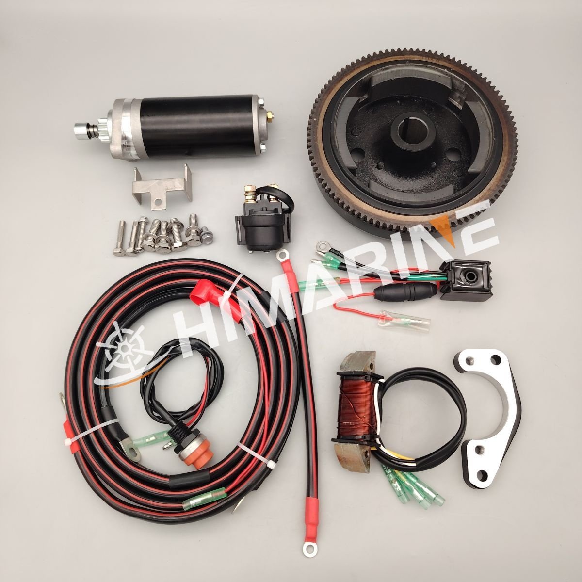 Electric Start Kit for 2 Stroke 18HP MERCURY Outboard Motor Boat Engine Electric Start Conversion Kit