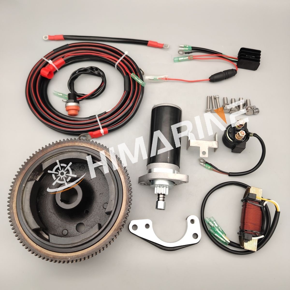 Electric Start Kit for 2 Stroke 18HP MERCURY Outboard Motor Boat Engine Electric Start Conversion Kit