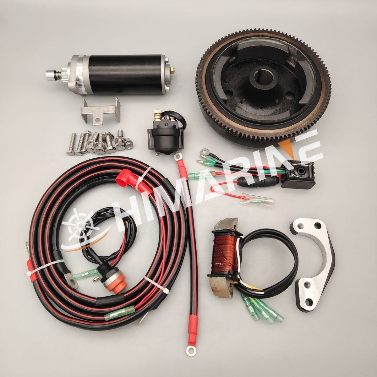 Electric Start Kit for 2 Stroke 18HP MERCURY Outboard Motor Boat Engine Electric Start Conversion Kit