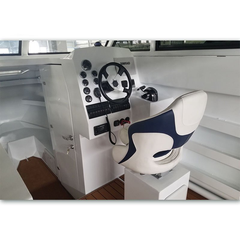 30 ft 9.6m Enclosed Cabin Offshore Fishing Boat Diesel Fuel Type Inboard Engine Aluminum Boat for Sale Tonga