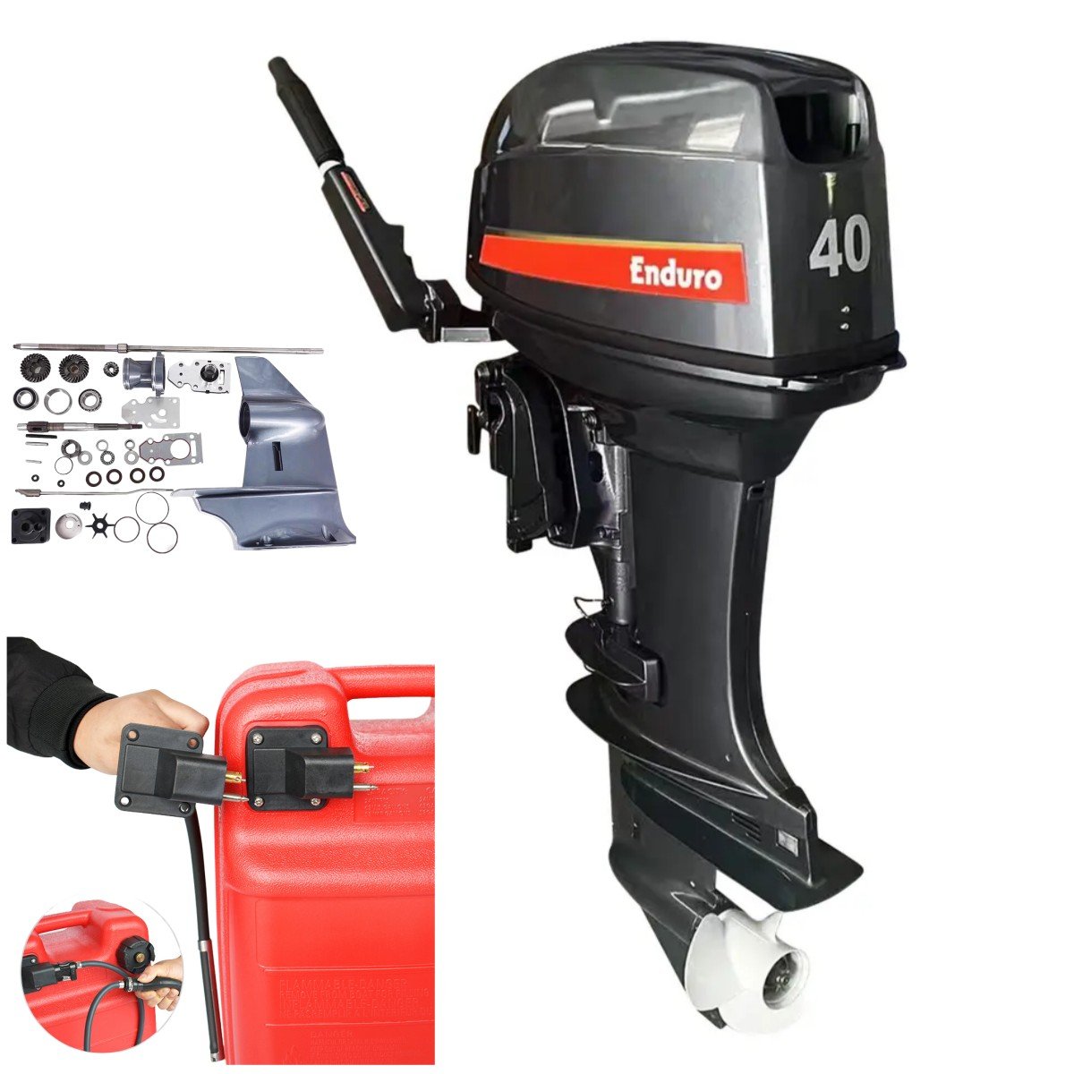 New 40hp Enduro Outboard Yamaha Boat Motor Engine Yamaha Replacement Engines